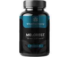 VitalHarmony Melorest - natūrali miego parama 90 kapsulių