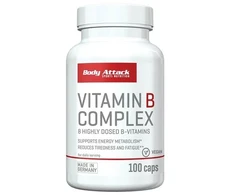 Body Attack Vitamin B-Kompleksas 100 Kapsulių