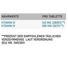 Vitaminas D3 + K2 NNT Labs 60 tablečių