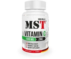 MST Vitaminas C 1000 + Cinkas 100 Tablečių