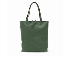 Voyager duża shopperbag damska skóra naturalna A4 torebka na ramię suwak