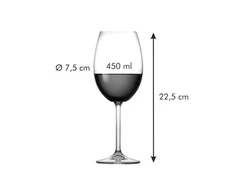 Taurė raudonam vynui CHARLIE“ 450ML