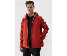 Vyriška 4F“ raudona softshell striukė su gobtuvu