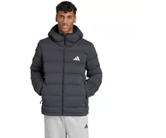 Vyriška adidas Helionic Climawarm tamprumo striukė su gobtuvu, juoda JN2114