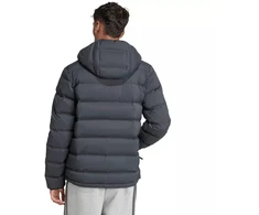 Vyriška adidas Helionic Climawarm tamprumo striukė su gobtuvu, juoda JN2114