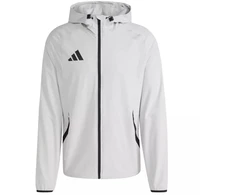 Vyriška adidas Tiro 26 kelioninė striukė nuo vėjo, šviesiai pilka KD3336