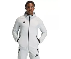 Vyriška adidas Tiro 26 kelioninė striukė nuo vėjo, šviesiai pilka KD3336