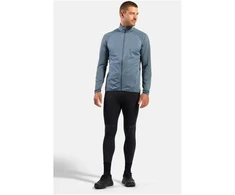 Vyriška hibridinė bėgimo striukė Odlo Zeroweight Warm Hybrid, pilka