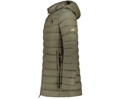 Vyriška ilga striukė su gobtuvu Geographical Norway Amigomap, chaki
