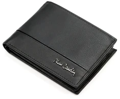 Vyriška odinė piniginė Pierre Cardin YS605 8806 juoda