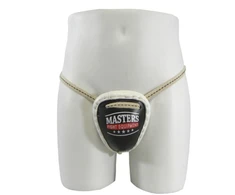 Vyriška metalinė kirkšnių apsauga Masters S-4 Thai, juoda