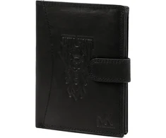 Vyriška odinė piniginė su užsegimu 10,5×13 cm Money Keeper – kasdienai