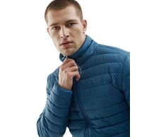 Vyriška pūkinė striukė 4F M239, mėlyna