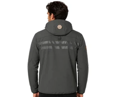 Vyriška softshell striukė Geographical Norway Royaute, tamsiai pilka ir oranžinė