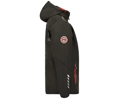 Vyriška softshell striukė Geographical Norway, juoda ir raudona