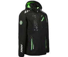 Vyriška softshell striukė Geographical Norway Royaute 068, juoda ir žalia