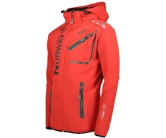 Vyriška softshell striukė Geographical Norway Royaute, raudona ir juoda