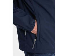Vyriška SOFTSHELL striukė su fliso viduriu - tamsiai mėlyna