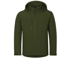 Vyriška softshell striukė su gobtuvu Malfini Trail, tamsiai chaki