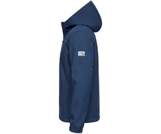 Vyriška softshell striukė su gobtuvu Ombre, tamsiai mėlyna