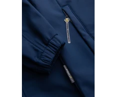 Vyriška softshell striukė su gobtuvu Ombre, tamsiai mėlyna