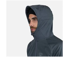 Vyriška softshell striukė su gobtuvu Rossignol Genetys, pilka