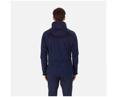 Vyriška softshell striukė su gobtuvu Rossignol, tamsiai mėlyna