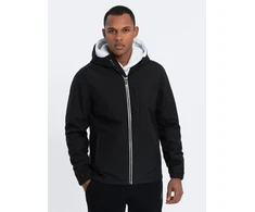 Vyriška SOFTSHELL striukė su vilnoniu viduriu - juoda