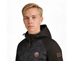 Vyriška striukė Geographical Norway Bael, juoda