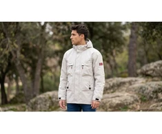 Vyriška striukė Geographical Norway Barimo, balkšva