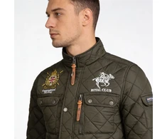 Vyriška striukė Geographical Norway Belificio, chaki