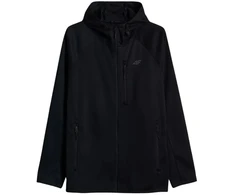 Vyriška vėjui atspari softshell striukė 4F M646, juoda