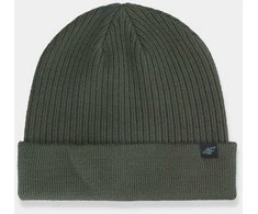 Vyriška žieminė kepurė 4F 4FAW23ACAPM309-43S Khaki