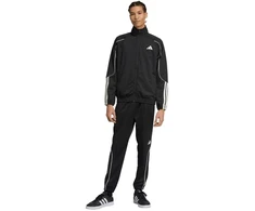 Vyriškas adidas 3-Dryžių sportinis kostiumas Juodas JN1817