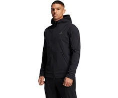Vyriškas adidas džemperis su pilnu užtrauktuku COLD.RDY, skirtas treniruotėms, juodas IN5607