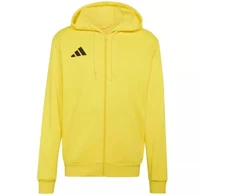 Vyriškas adidas Entrada 26 džemperis su gobtuvu ir pilnu užtrauktuku Geltonas KF8964