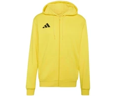Vyriškas adidas Entrada 26 džemperis su gobtuvu ir pilnu užtrauktuku Geltonas KF8964