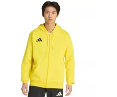 Vyriškas adidas Entrada 26 džemperis su gobtuvu ir pilnu užtrauktuku Geltonas KF8964