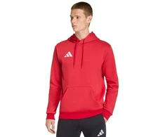 Vyriškas adidas Entrada 26 gobtuvinis džemperis raudonas JZ6576