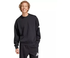 Vyriškas adidas Essentials Laisvo Kirpimo 3 Juostų Logotipo Sportinis Džemperis Juodas JF3542