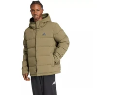 Vyriškas adidas Helionic Climawarm striukė su gobtuvu, alyvuogių JX0580