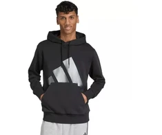 Vyriškas adidas Šventinis 3S Džemperis su gobtuvu Juodas JM1698