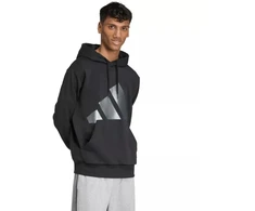 Vyriškas adidas Šventinis 3S Džemperis su gobtuvu Juodas JM1698