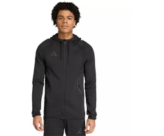 Vyriškas adidas Tiro 26 kelioninis džemperis su gobtuvu, juodas KF6075