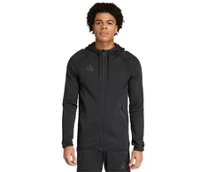 Vyriškas adidas Tiro 26 kelioninis džemperis su gobtuvu, juodas KF6075