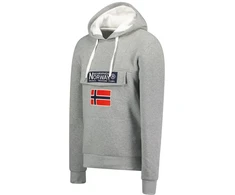 Vyriškas džemperis Geographical Norway Gadrien DB, pilkas ir baltas