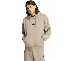 Vyriškas džemperis su gobtuvu adidas Essentials Feelcozy, smėlio spalvos