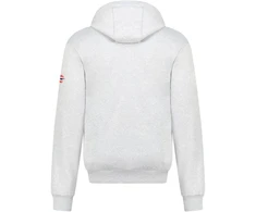 Vyriškas džemperis su gobtuvu Geographical Norway, pilkas melanžinis