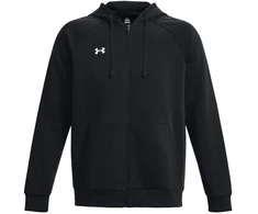 Vyriškas džemperis su gobtuvu ir užtrauktuku Under Armour Rival Fleece, juodas