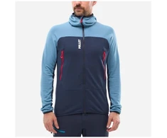 Vyriškas džemperis su gobtuvu MILLET Fusion Grid Hoodie, mėlynas